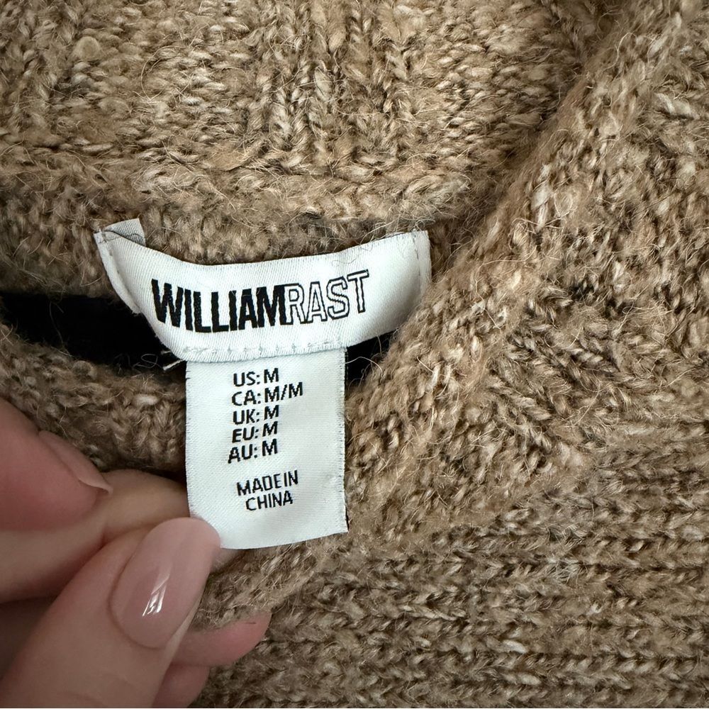 William Rast Wool Cotton Blend Dolman Sweater Women M - Picture 3 of 8